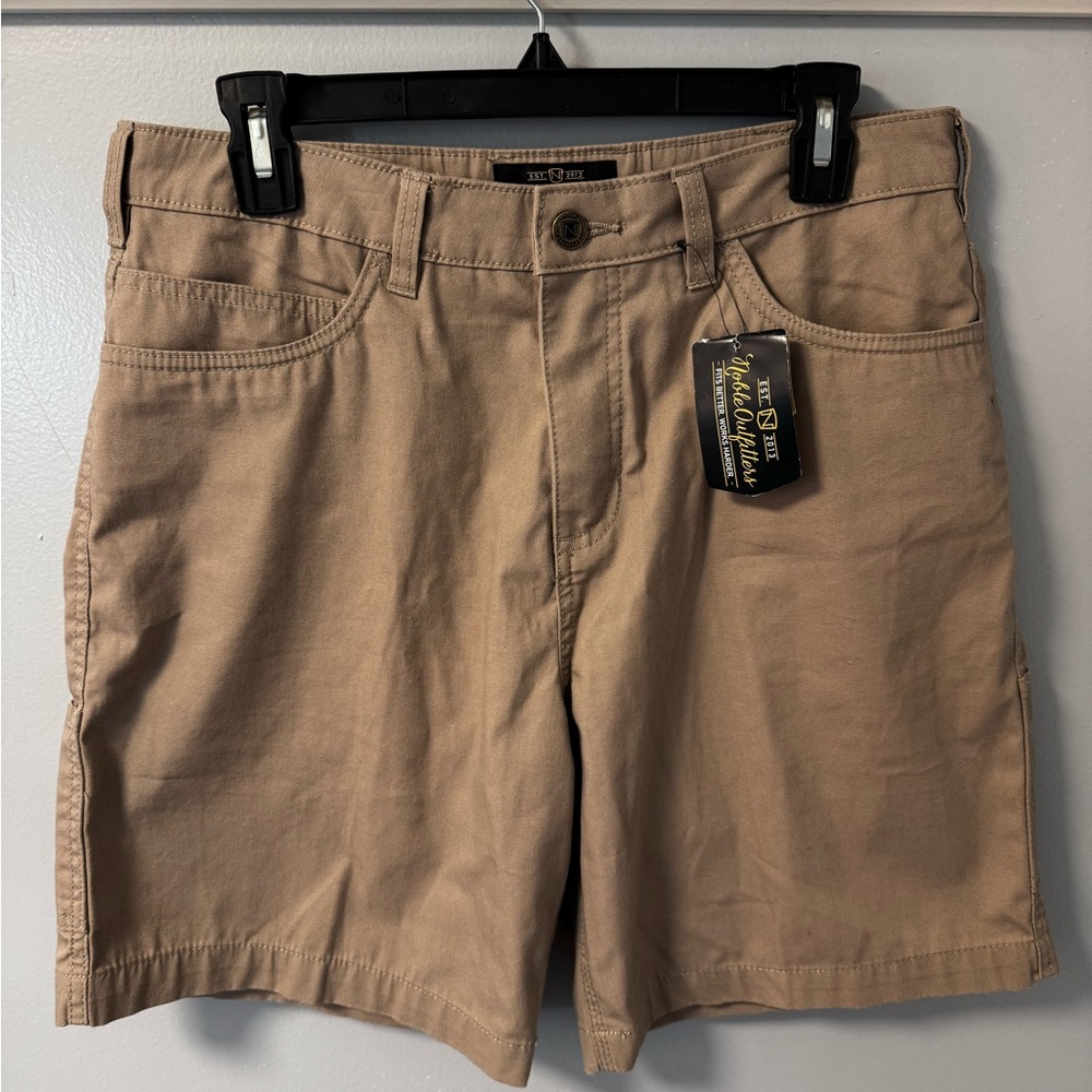 Women's khaki Bermuda Shorts size 10.  Work wear, casual, new w/tags, flexible